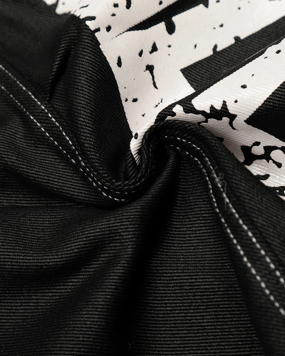 Black Street Graffiti Jeans