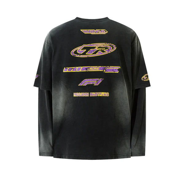 Black Racing Long Sleeve