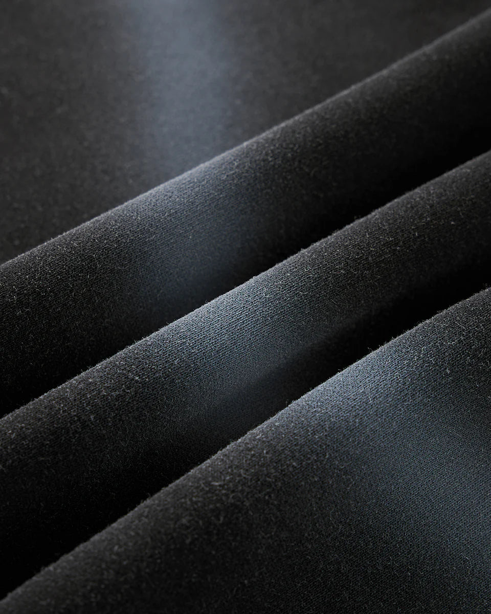 Spray Waves Black Hoodie