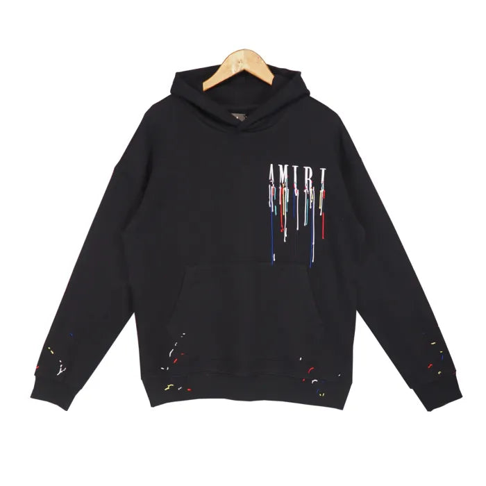 AMIRI - DRIPPING COLORS BLACK