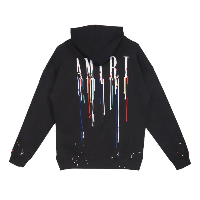 AMIRI - DRIPPING COLORS BLACK