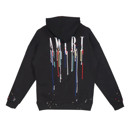 AMIRI - DRIPPING COLORS BLACK