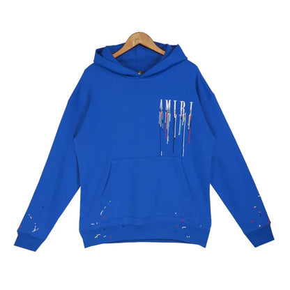 AMIRI - DRIPPING COLORS BLUE