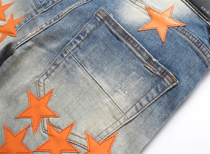 AMIRI - ORANGE STARS