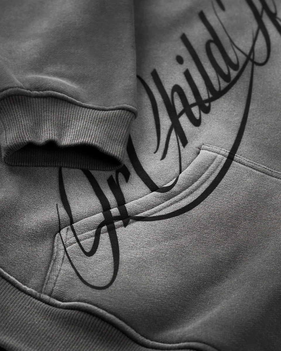 Art Washed Grey Hoodie