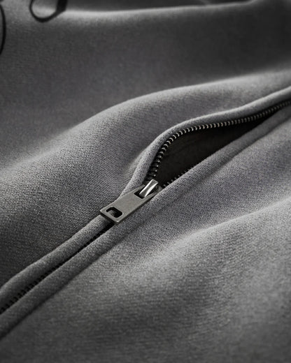 Art Washed Grey Hoodie