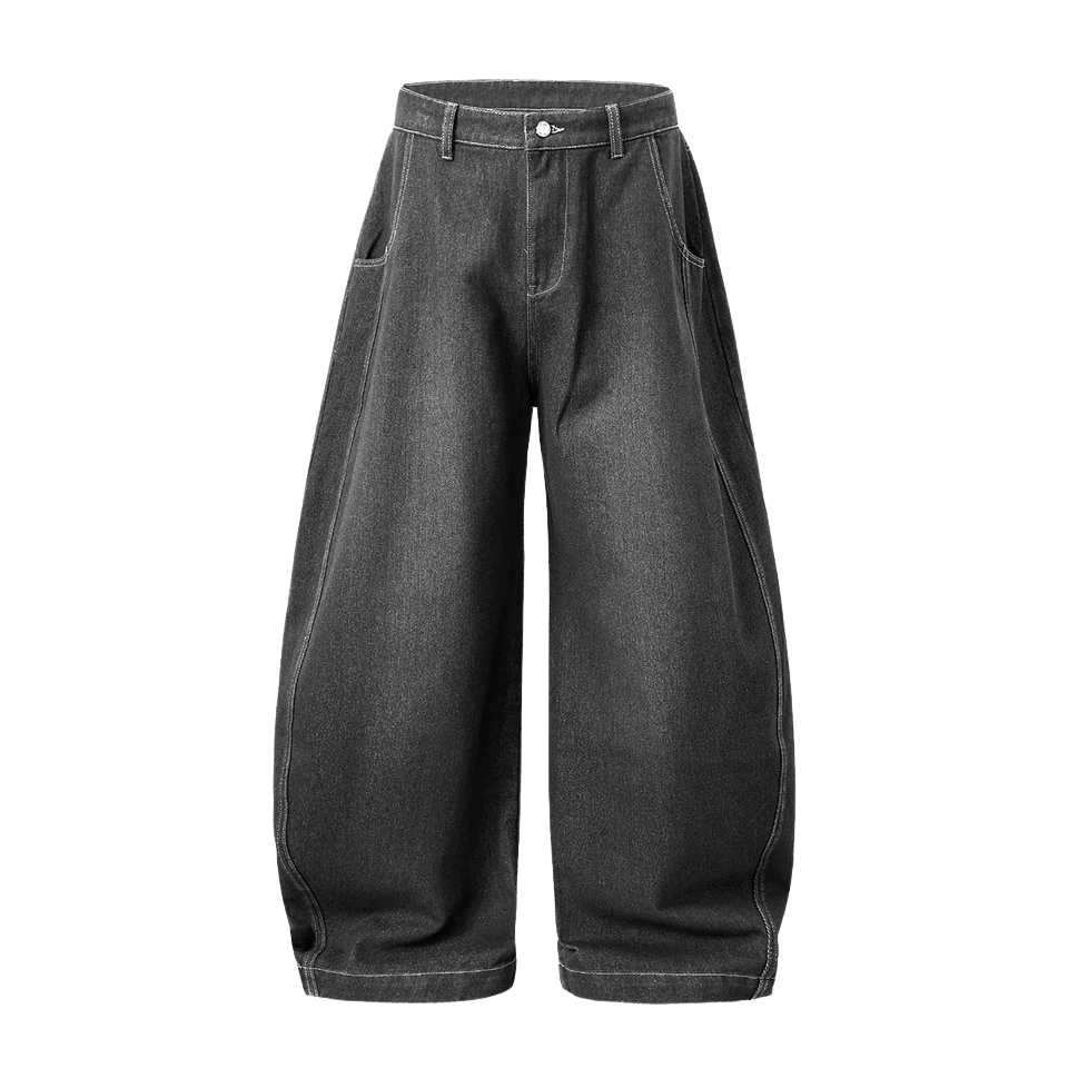 BLACK BAGGY JEANS
