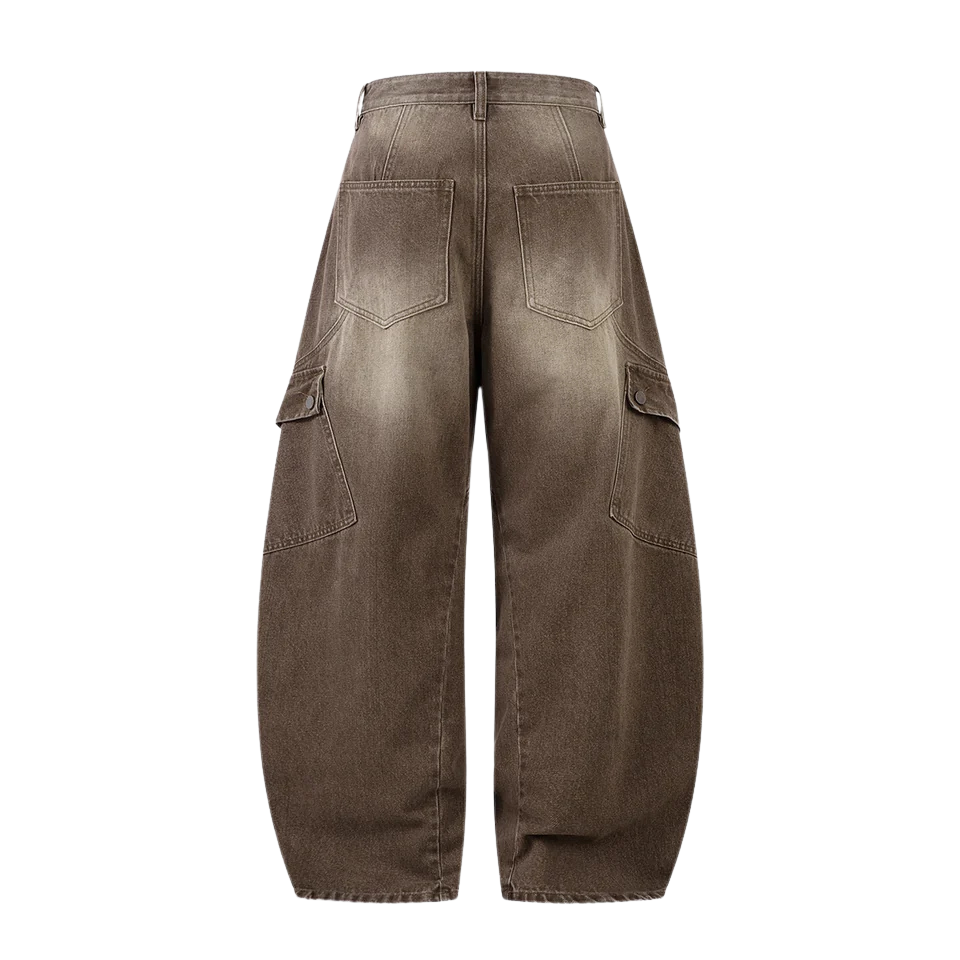 BROWN BAGGY JEANS