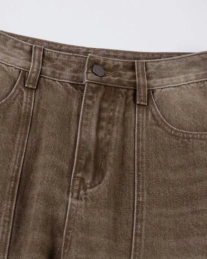 BROWN BAGGY JEANS