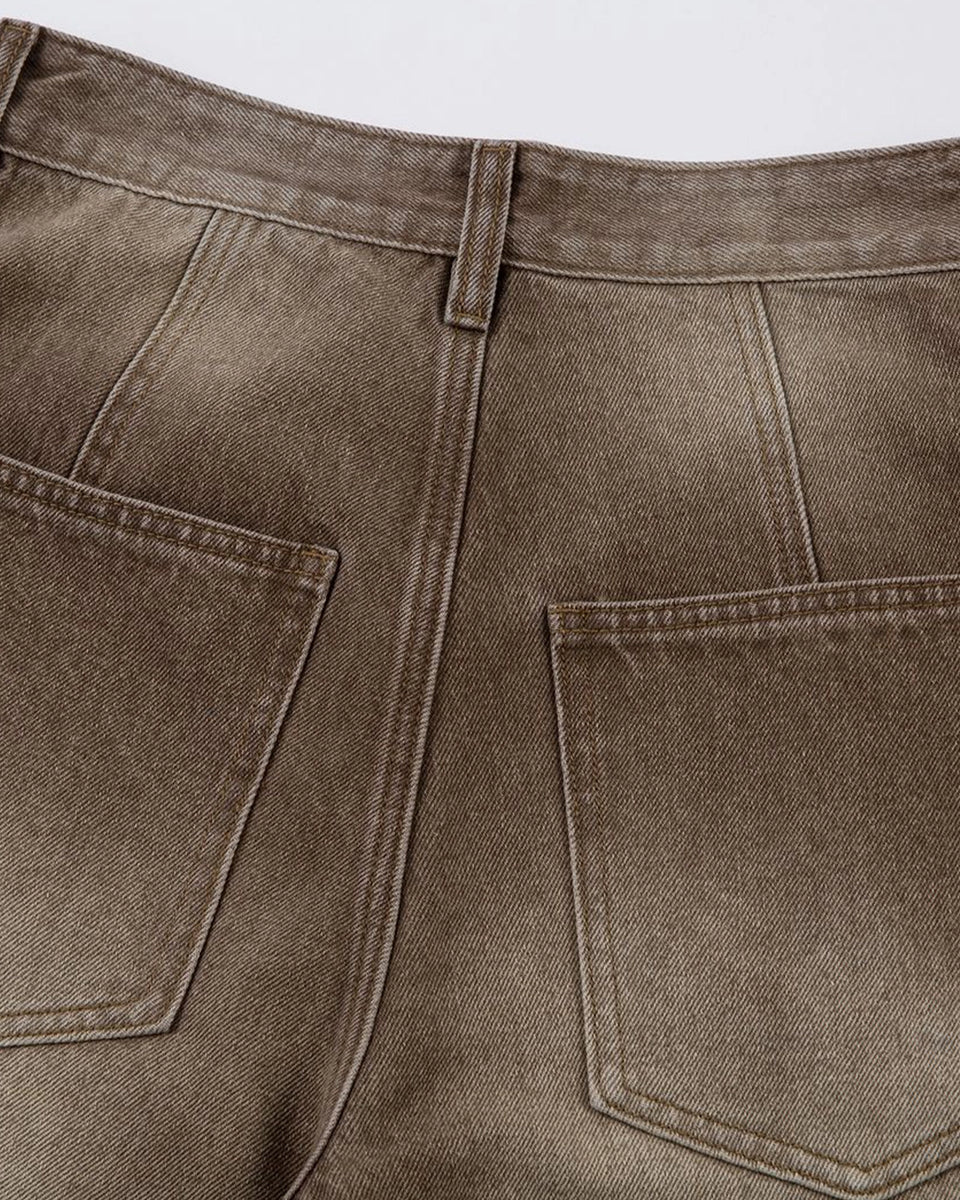 BROWN BAGGY JEANS