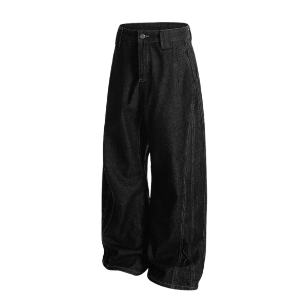 Black Remark Jeans