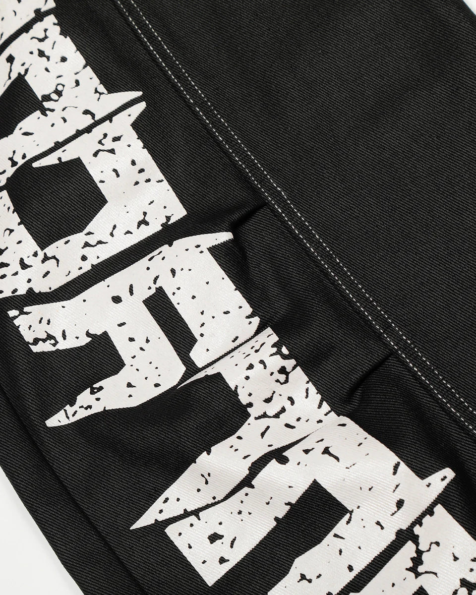 Black Street Graffiti Jeans