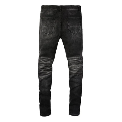 Black Bandana Jeans