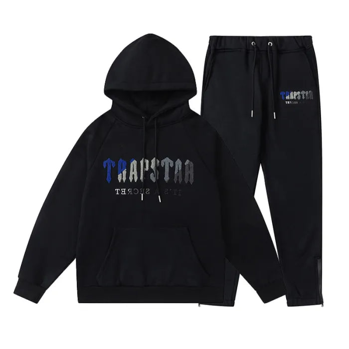 TRAPSTAR SET - CHENILLE DECODED BLACK