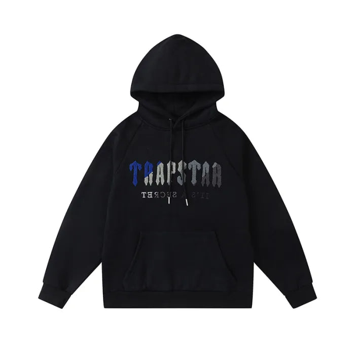 TRAPSTAR SWEATSHIRT - CHENILLE DECODED BLACK