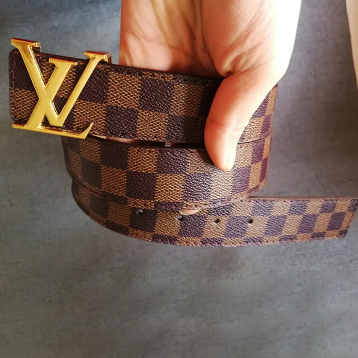 LV - CHECKERED BROWN