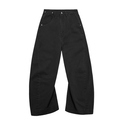 CLASSIC BLACK BAGGY JEANS