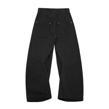 CLASSIC BLACK BAGGY JEANS