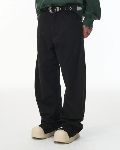 CLASSIC BLACK BAGGY JEANS