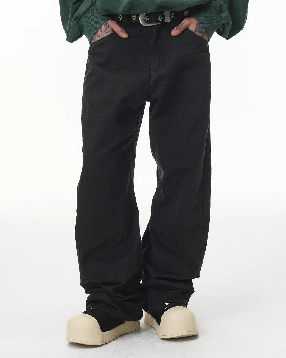 CLASSIC BLACK BAGGY JEANS