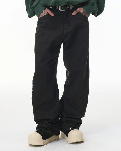CLASSIC BLACK BAGGY JEANS