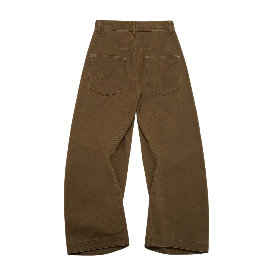 CLASSIC BROWN BAGGY JEANS