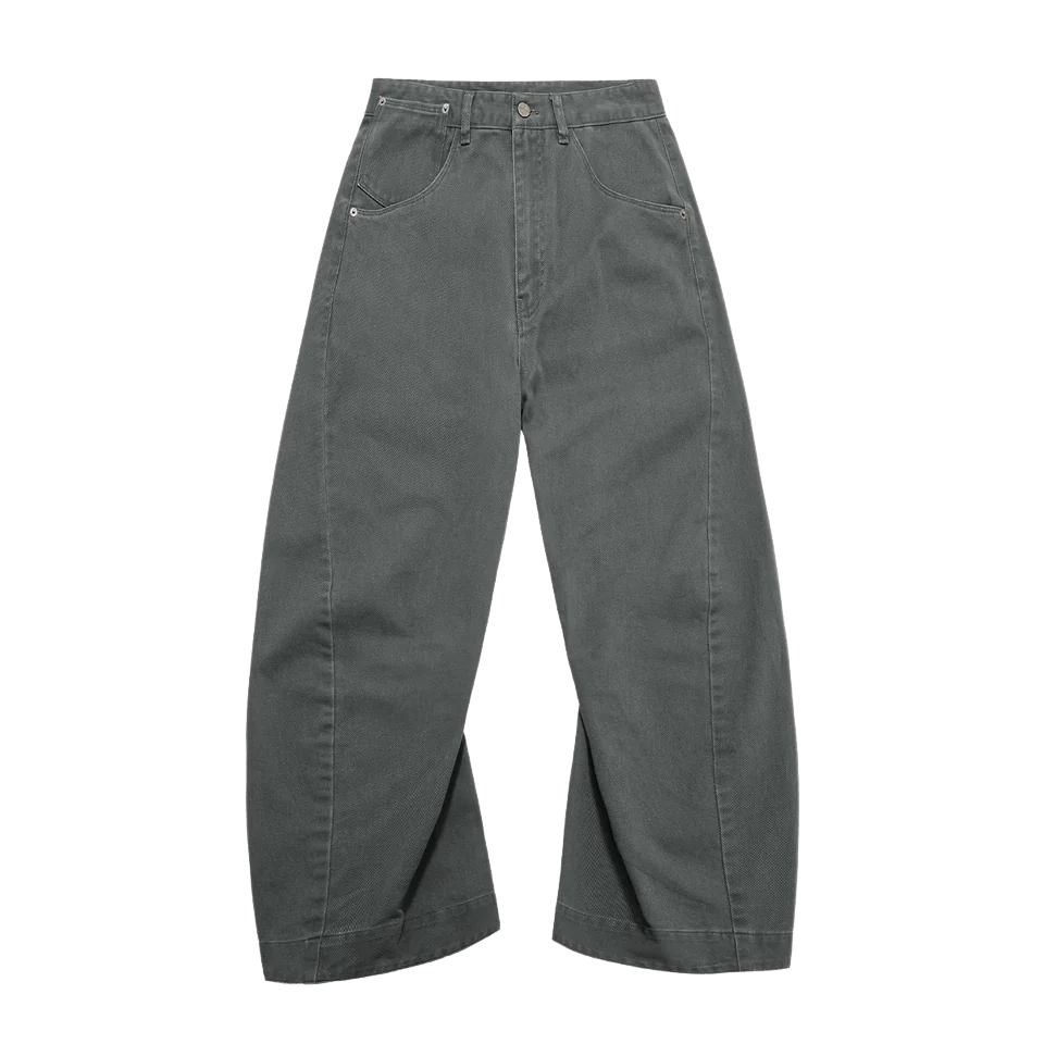 CLASSIC GRAY BAGGY JEANS