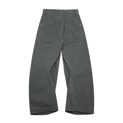 CLASSIC GRAY BAGGY JEANS