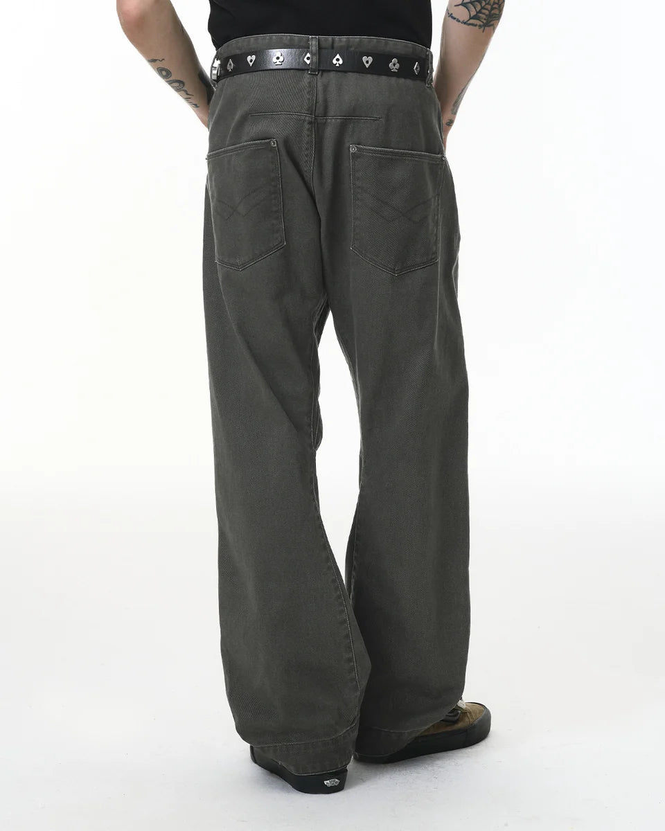 CLASSIC GRAY BAGGY JEANS