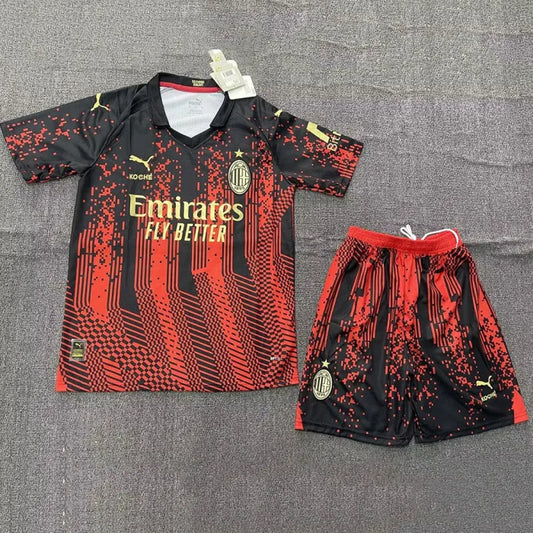 COMPLETO MILAN - BLACK RED PIXELS