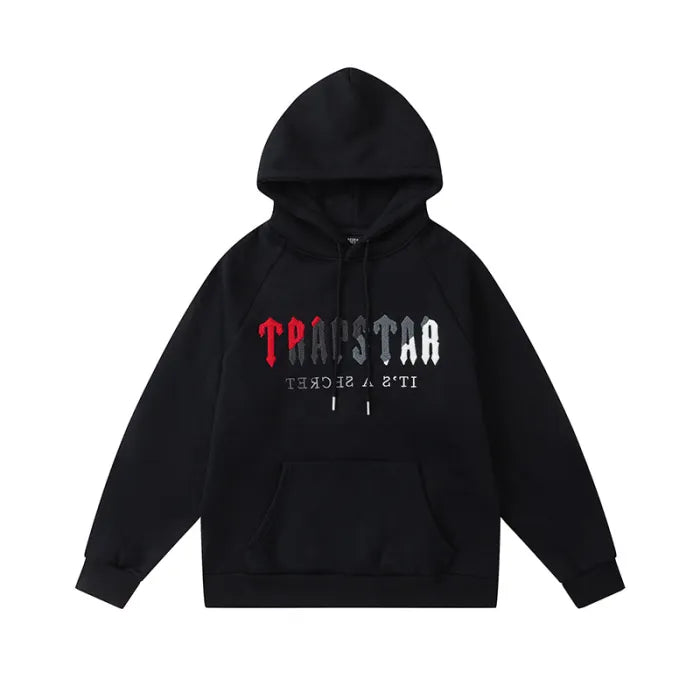 TRAPSTAR SET - RED CHENILLE DECODED BLACK