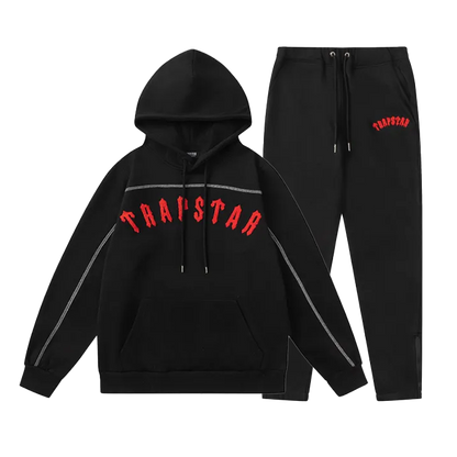 COMPLETO TRAPSTAR - WAVED RED LOGO BLACK