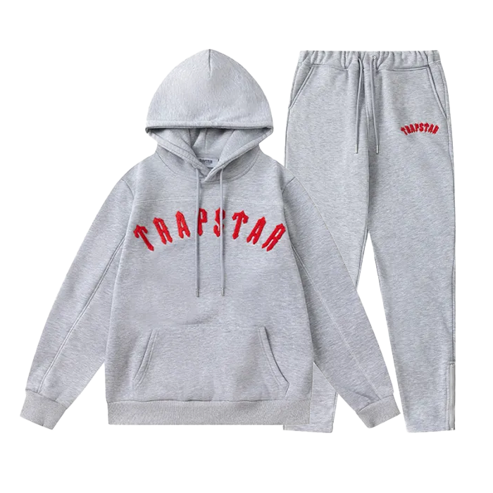 COMPLETO TRAPSTAR - WAVED RED LOGO GREY