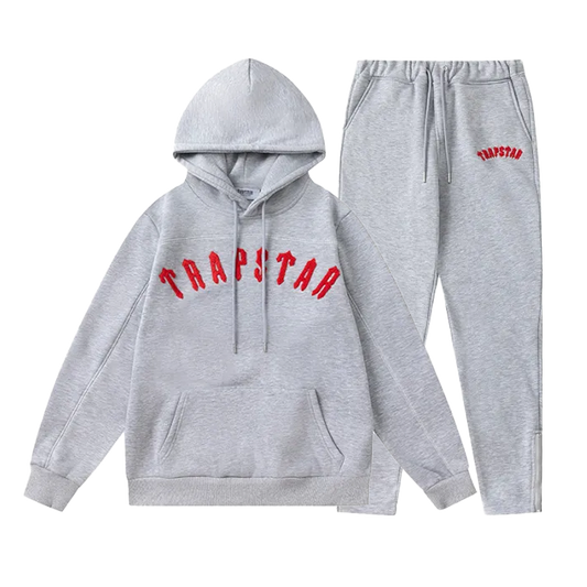 COMPLETO TRAPSTAR - WAVED RED LOGO GREY