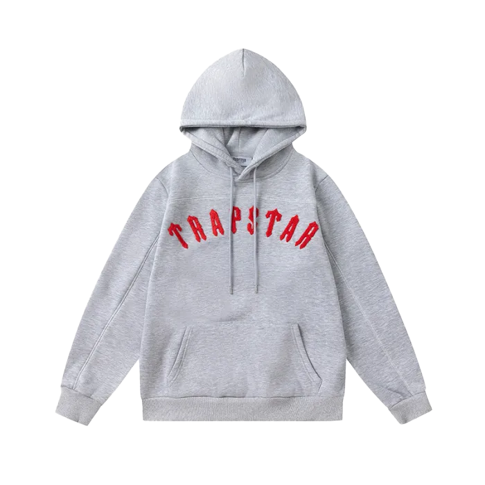 COMPLETO TRAPSTAR - WAVED RED LOGO GREY – ITALIAN DRIP