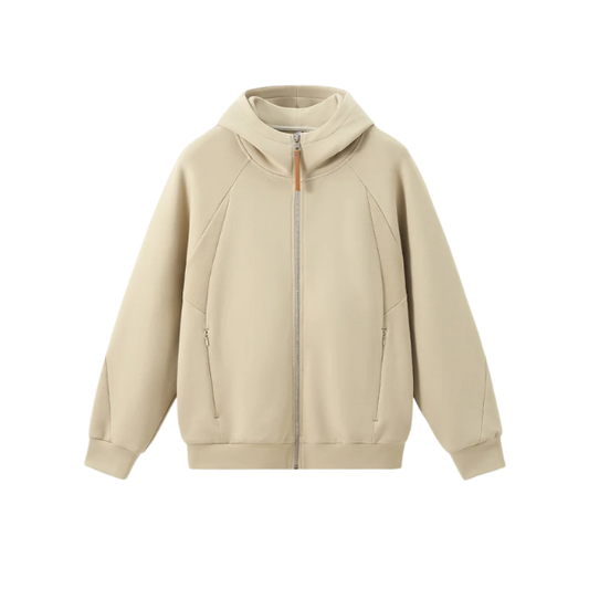Cream Tech Fleece Hoodie