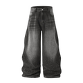 DIAMONDS BLACK BAGGY JEANS