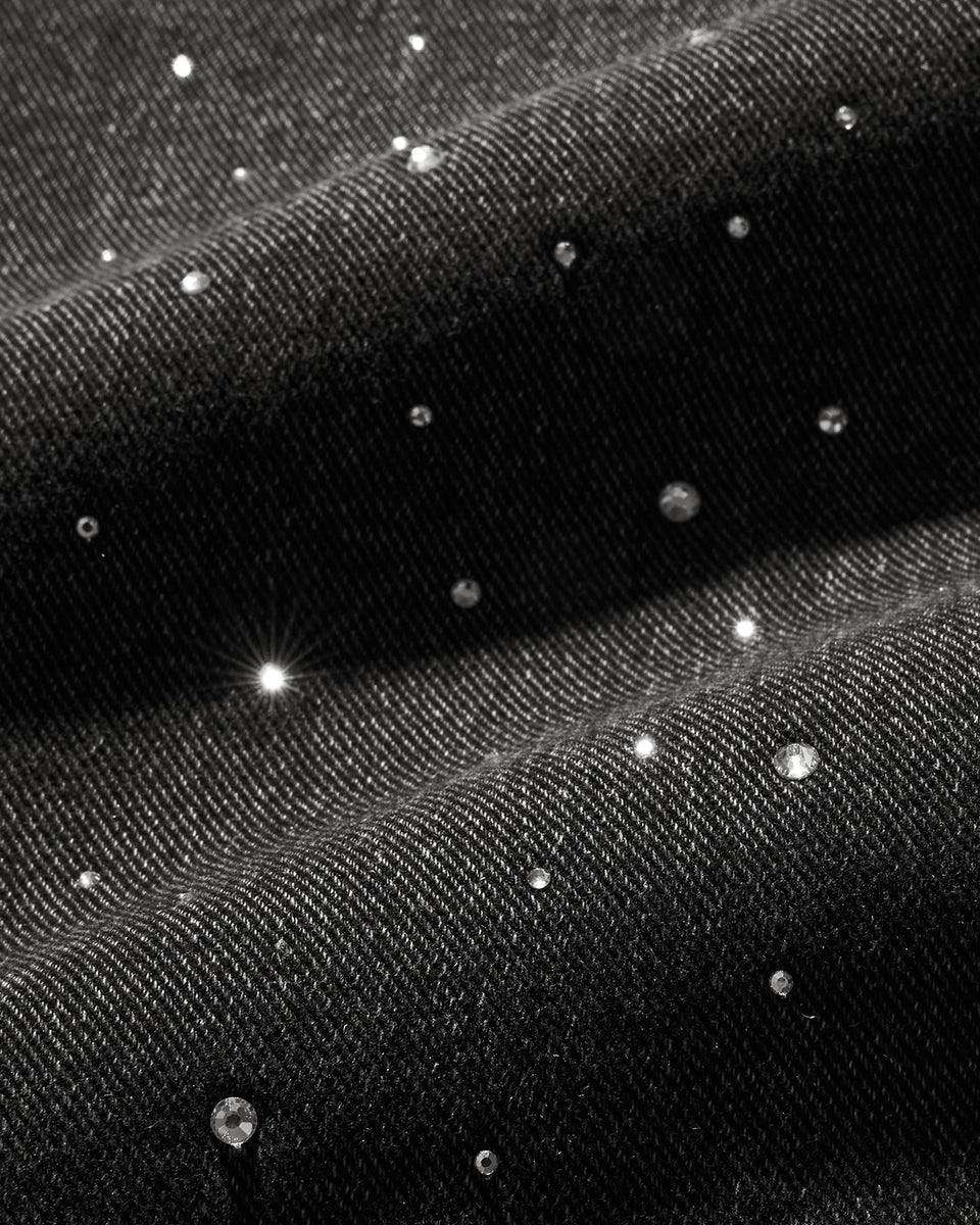 DIAMONDS BLACK BAGGY JEANS