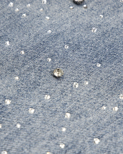 DIAMONDS LIGHT BLUE BAGGY JEANS