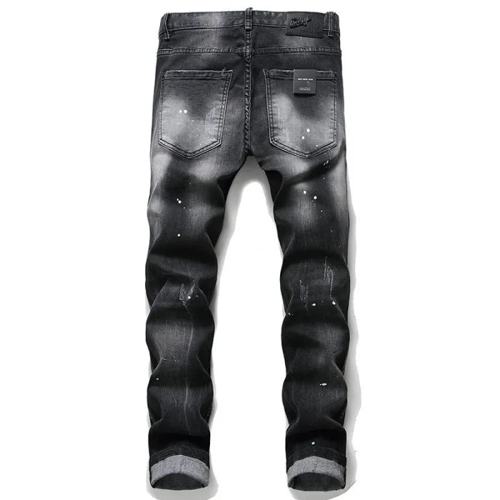 DSQUARED - WASH SKINNY BLACK