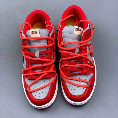 DUNK X OFF WHITE - UNIVERSITY RED