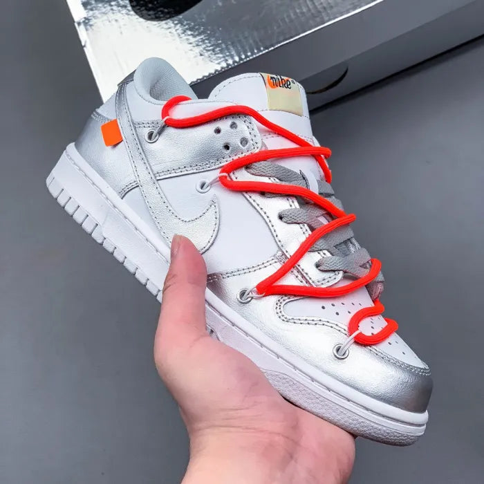 DUNK X OFF WHITE - WHITE SILVER