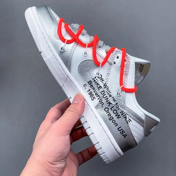 DUNK X OFF WHITE - WHITE SILVER