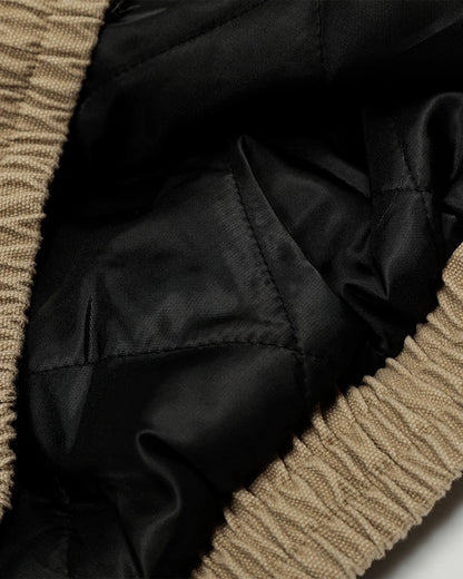 Detachable Fur Beige Jacket