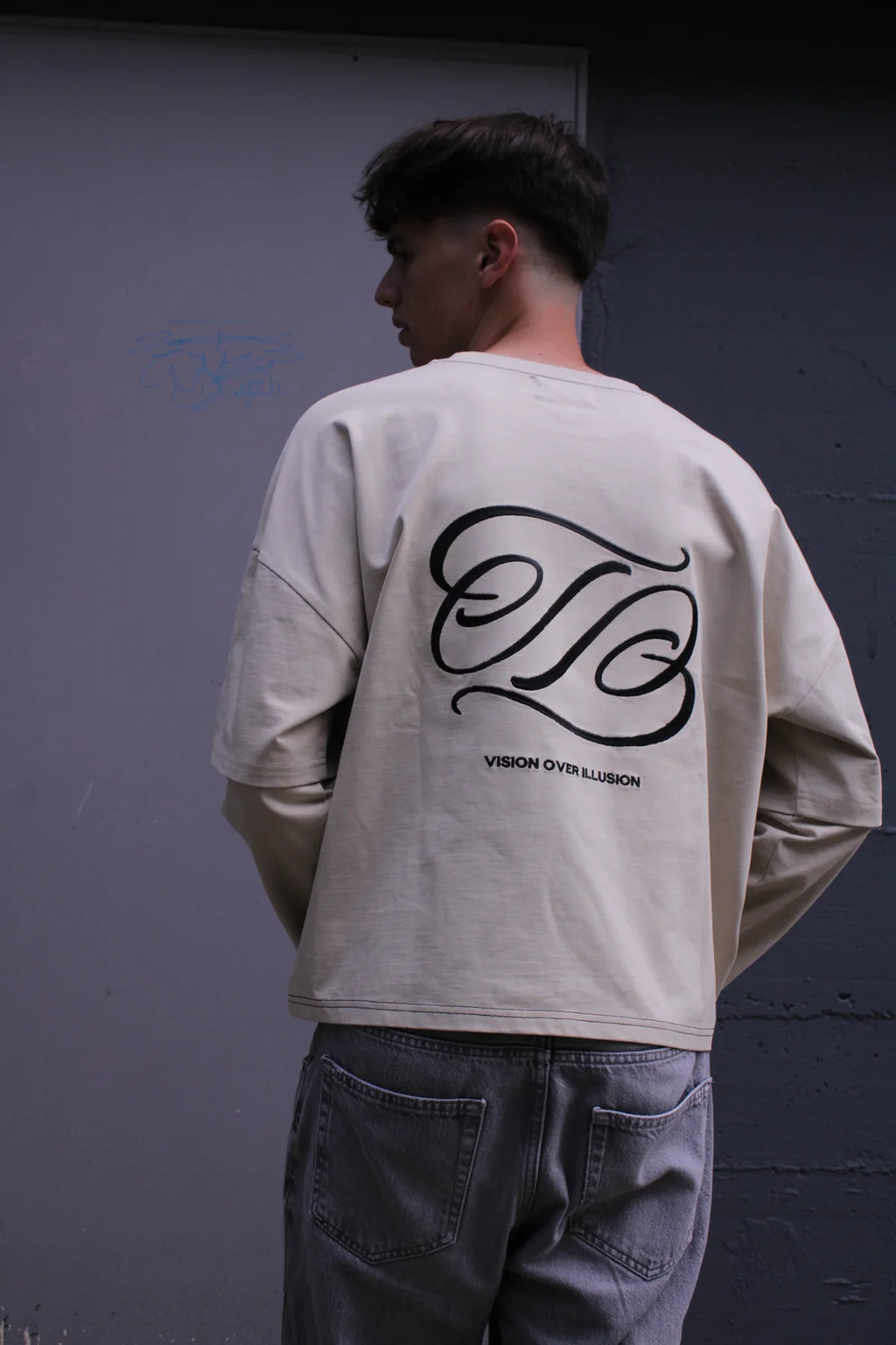 Double Sleeve Beige