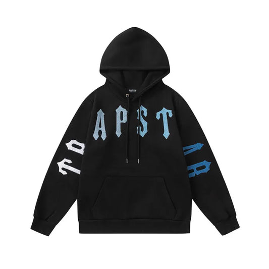 FELPA TRAPSTAR - BID ICED LOGO BLACK