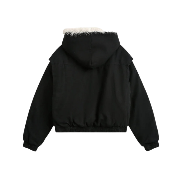 Faux Fur Black Jacket