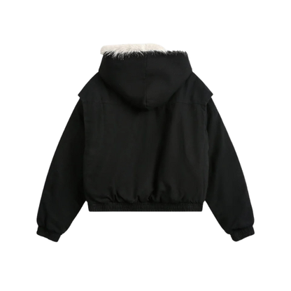 Faux Fur Black Jacket