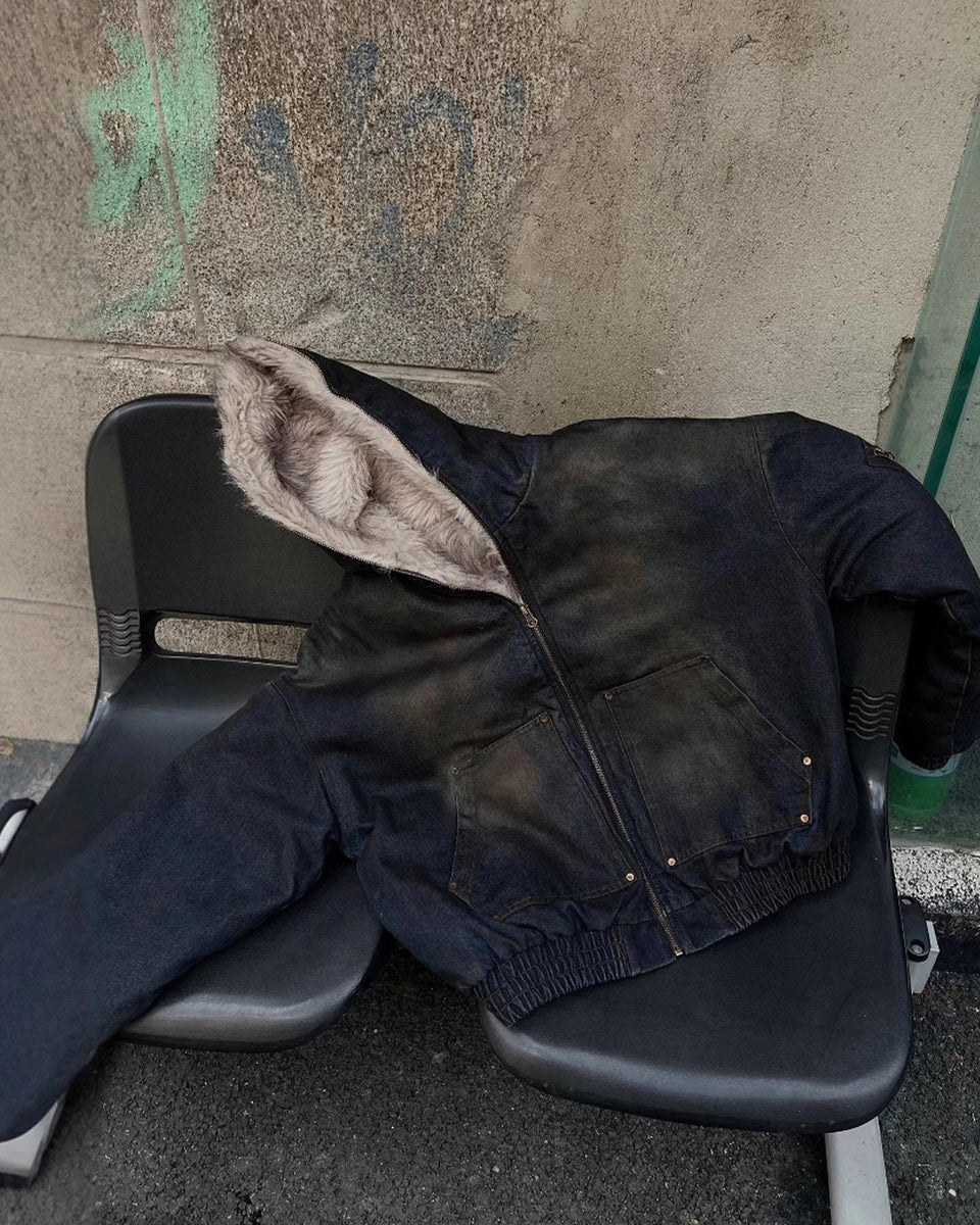 Faux Fur Washed Jacket