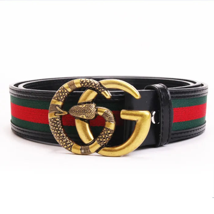 GUCCI - GOLD BLACK SNAKE LOGO